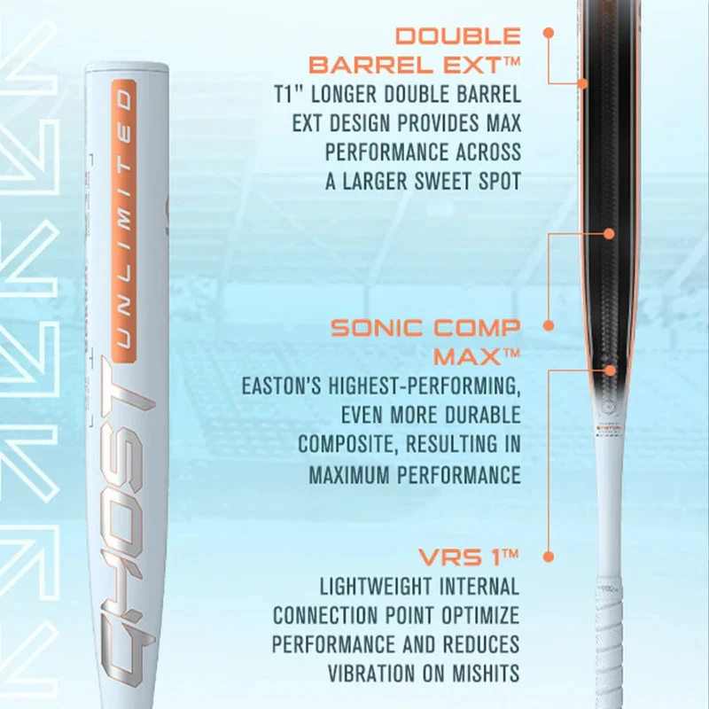 2025 Easton Ghost Unlimited -11 Fastpitch Softball Bat 2 2025 Easton Ghost Unlimited -11 Fastpitch Softball Bat - Image 2