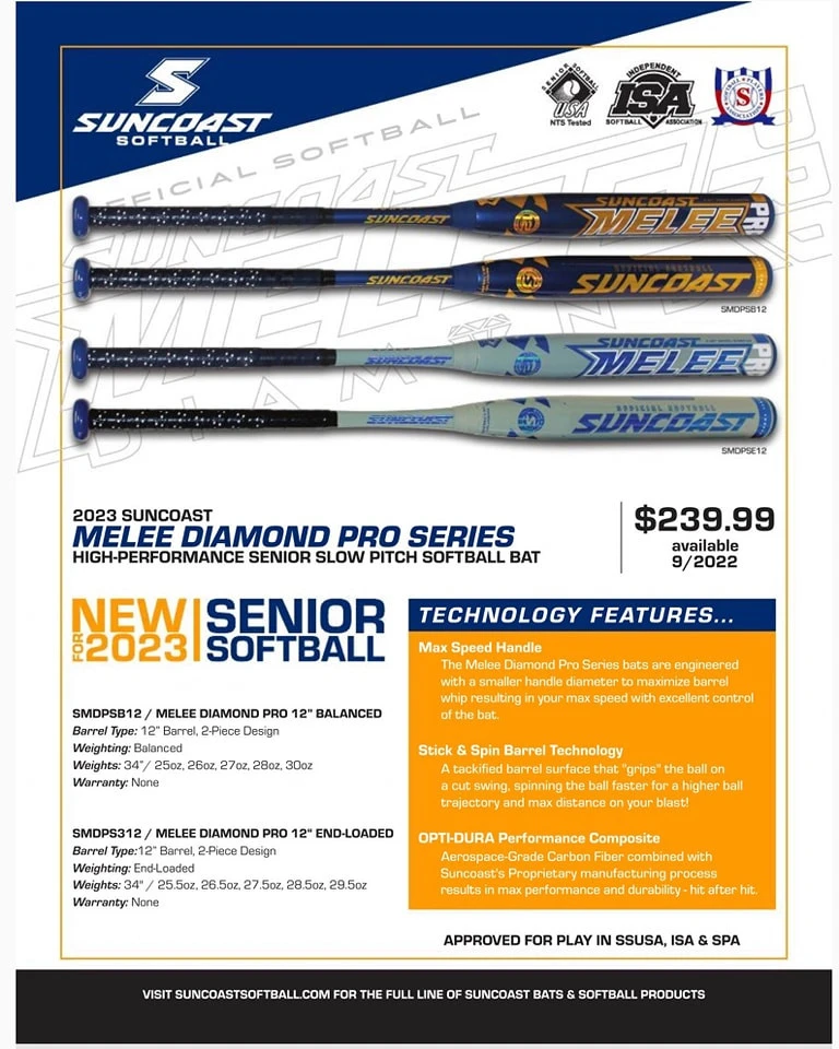 2023 Suncoast Melee Diamond Pro End Load SSUSA 1 2023 Suncoast Melee Diamond Pro End Load SSUSA